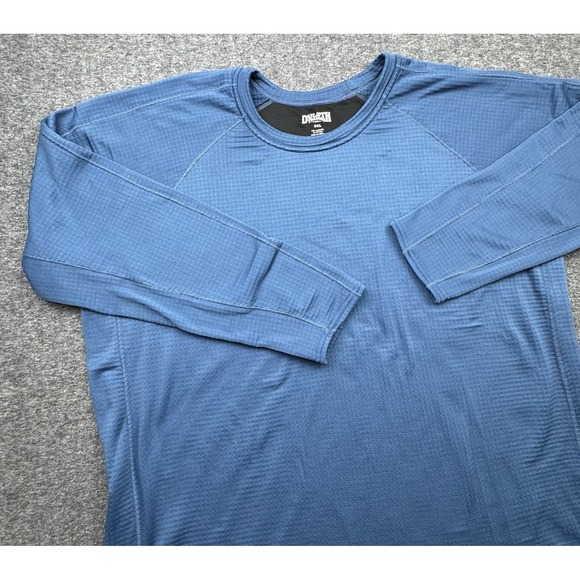 Duluth Pack Other - Duluth Trading Company Baselayer Men 3XL Blue Grid Fleece Long Sleeve Polartec